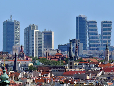 vysílač Praha City Tower